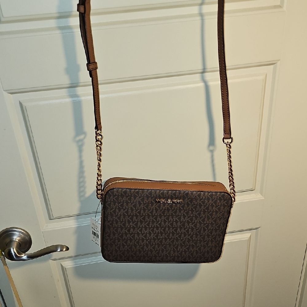 Michael Kors Dark Brown Crossbody Bag